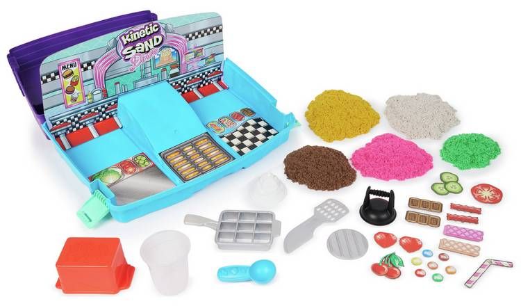 Kinetic Sand Grill and Scoop Diner Set