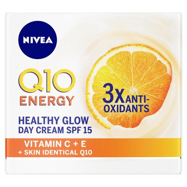 NIVEA Q10 Energy Anti-Wrinkle Day Face Cream SPF 15    50ml GOODS M&S   