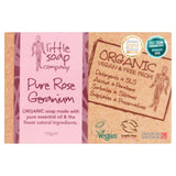 Little Soap Company Organic Bar Soap Rose Geranium   110g GOODS M&S   