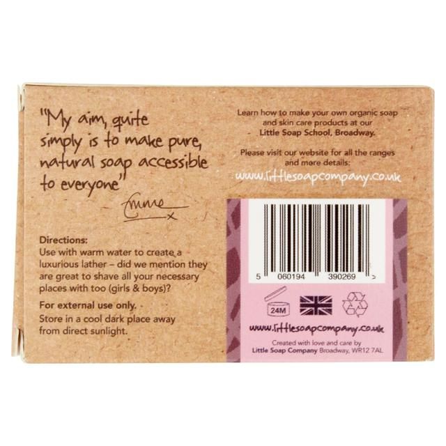 Little Soap Company Organic Bar Soap Rose Geranium   110g GOODS M&S   