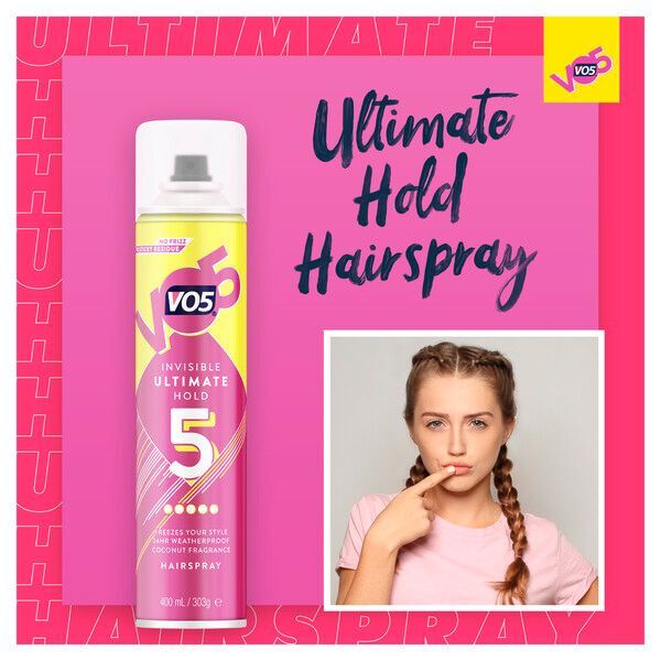 Vo5 Ultimate Hold Hair Spray 400ml GOODS Superdrug   