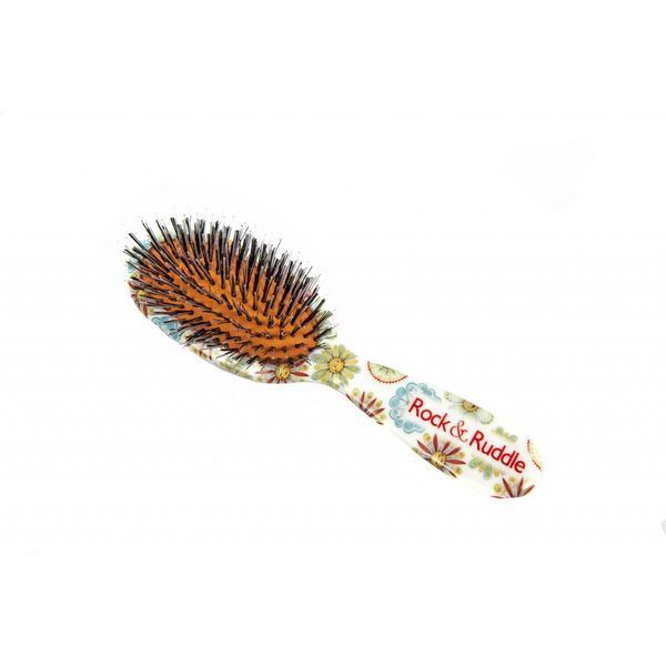 Rock & Ruddle Flowers & Faces Small Pure Bristle Hairbrush GOODS Superdrug   