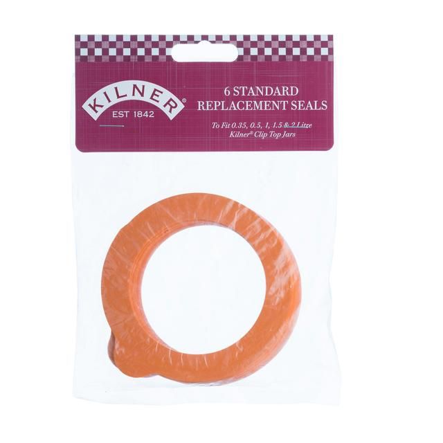 Kilner Pack of 6 Rubber Seals 0.35L - 2L   6 per pack