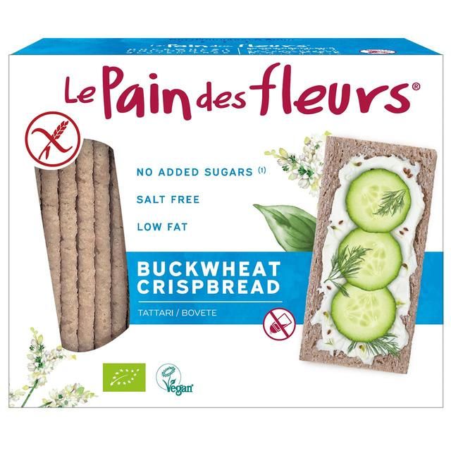 Le Pain Des Fleurs Organic Buckwheat No Added Salt or Sugar Crispbread   150g GOODS M&S   