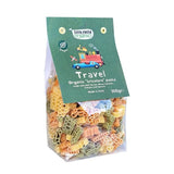 Little Pasta Organics Tri Coloured Travel Shaped Pasta Spinach + Tomato   300g GOODS M&S   