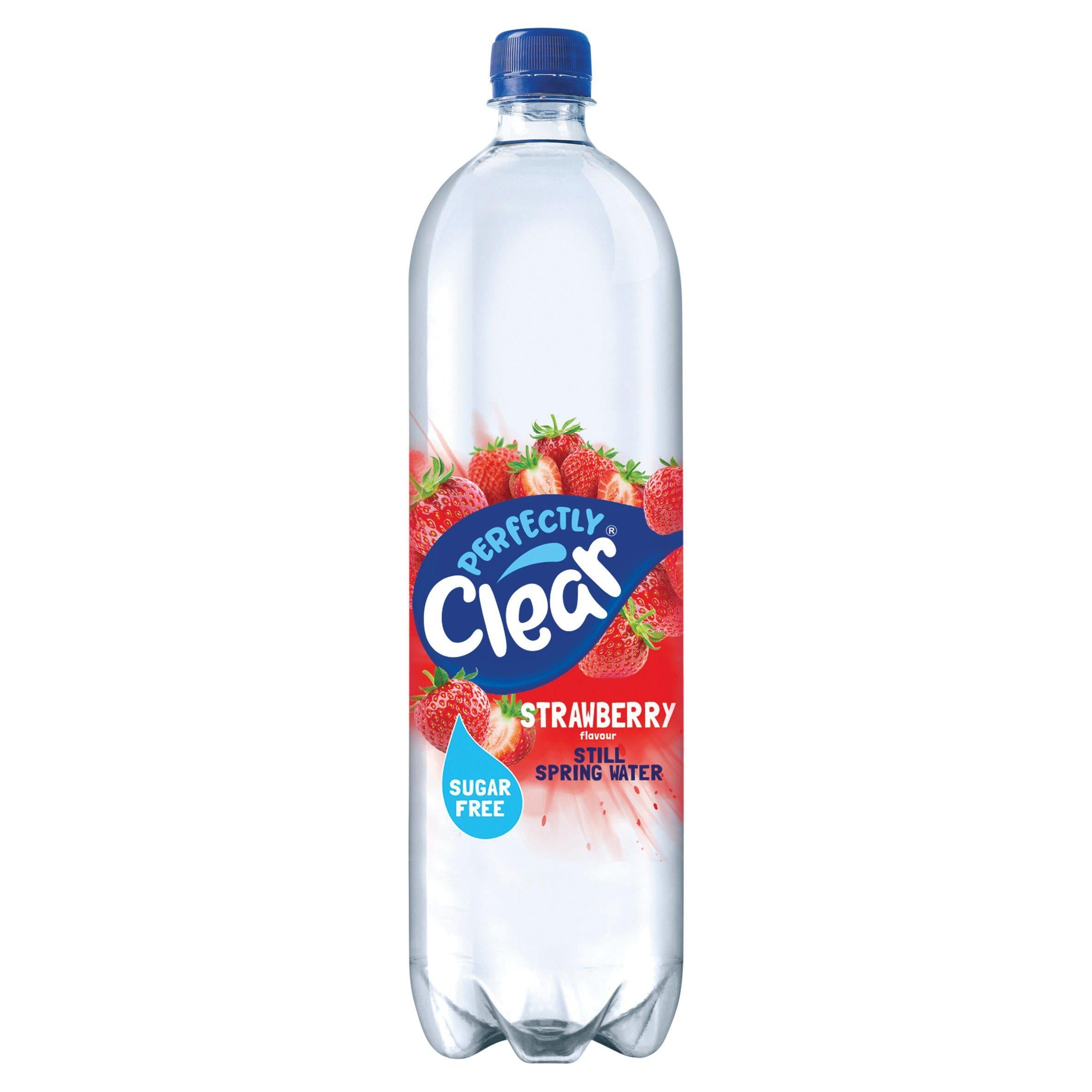 Perfectly Clear Still Strawberry Flavour Spring Water 1.5L Flavoured & vitamin water Sainsburys   