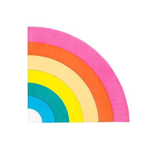 Rainbow Paper Napkins   16 per pack