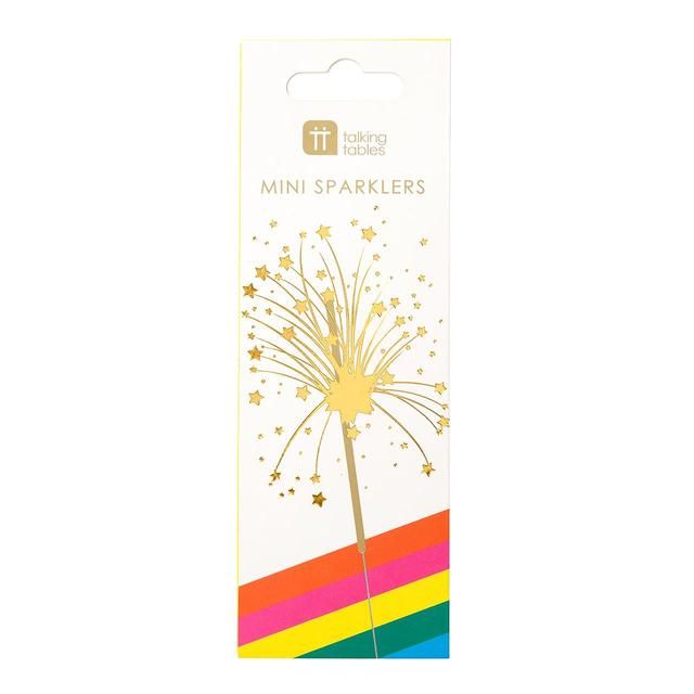 Rainbow Mini Sparklers   10 per pack GOODS M&S   