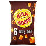 Hula Hoops BBQ Beef Multipack Crisps   6 per pack