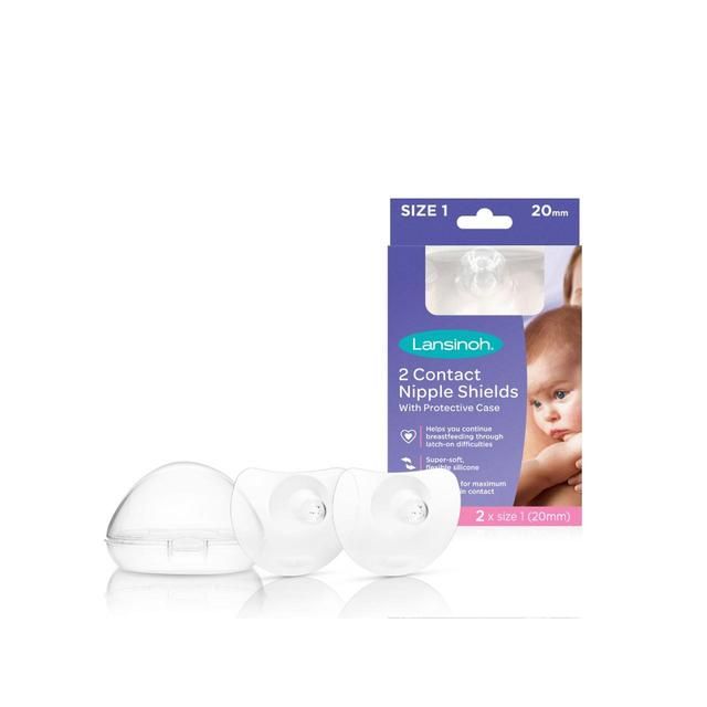 Lansinoh Contact Nipple Shields Medium 20mm   2 per pack