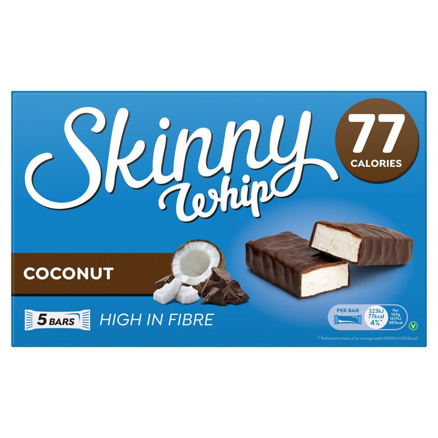 Skinny Whip Coconut & Dark Chocolate Bars GOODS ASDA   