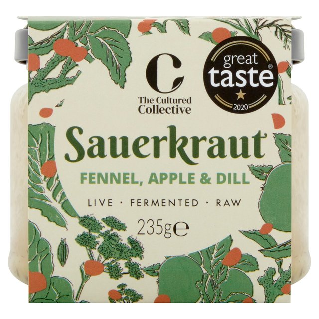 The Cultured Collective Fennel Apple & Dill Sauerkraut   235g GOODS M&S   