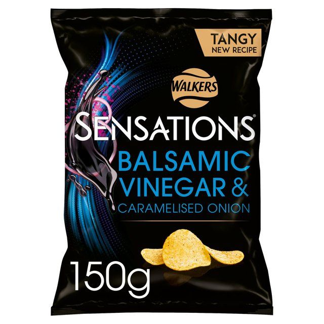 Sensations Balsamic Vinegar & Caramelised Onion Sharing Bag Crisps   150g