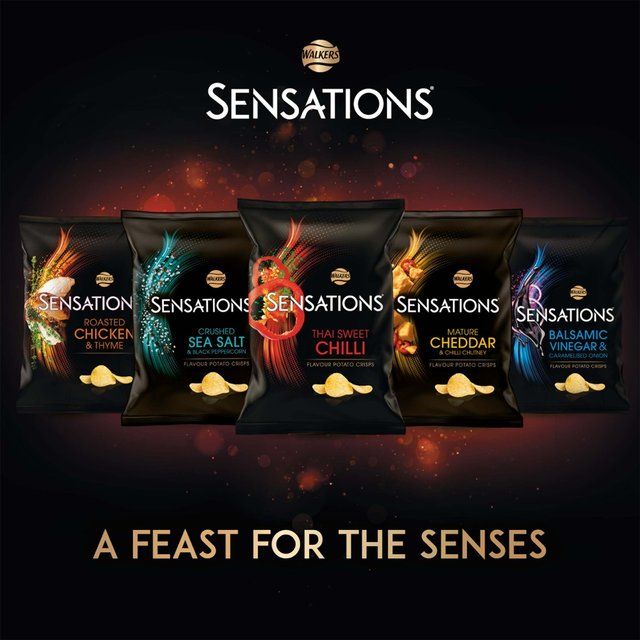 Sensations Balsamic Vinegar & Caramelised Onion Sharing Bag Crisps   150g GOODS M&S   