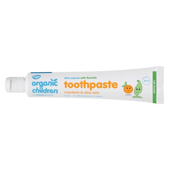 Organic Children Mandarin & Aloe Vera Fluoride Toothpaste   50ml GOODS M&S   