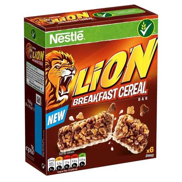 Nestle Lion Cereal Bar   6 per pack