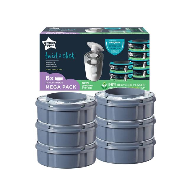 Tommee Tippee Twist & Click Refill Cassettes Multipack   6 per pack GOODS M&S   