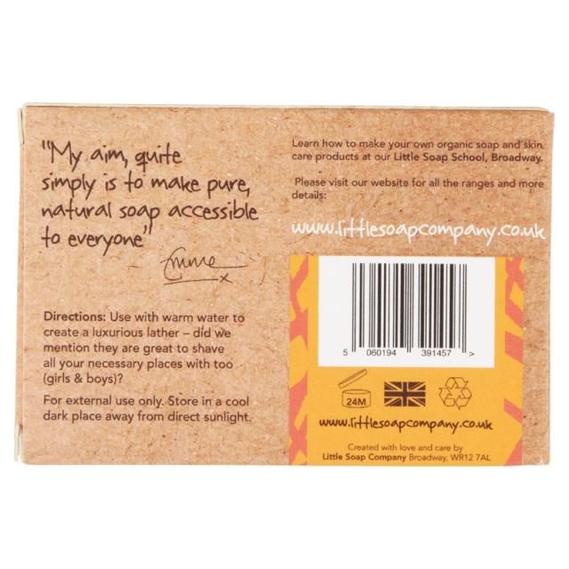 Little Soap Company Organic Bar Soap Grapefruit & Orange   110g