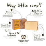 Little Soap Company Organic Bar Soap Grapefruit & Orange   110g GOODS M&S   