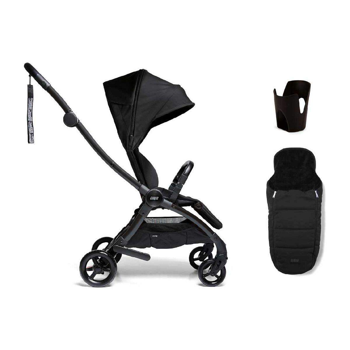 Mamas & Papas Airo 3 Piece 6M+ Out and About Bundle - Black GOODS Boots   