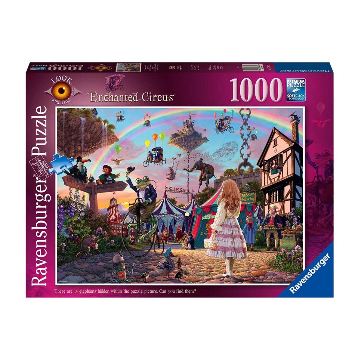 Look & Find 1000pc Jigsaw Enchanted Circus GOODS Boots   