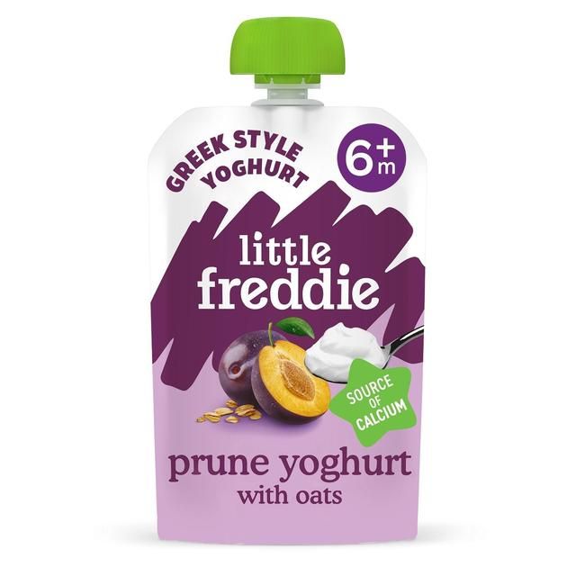 Little Freddie Prune Greek Style Yoghurt with Oats Organic Pouch 6 mths+   100g