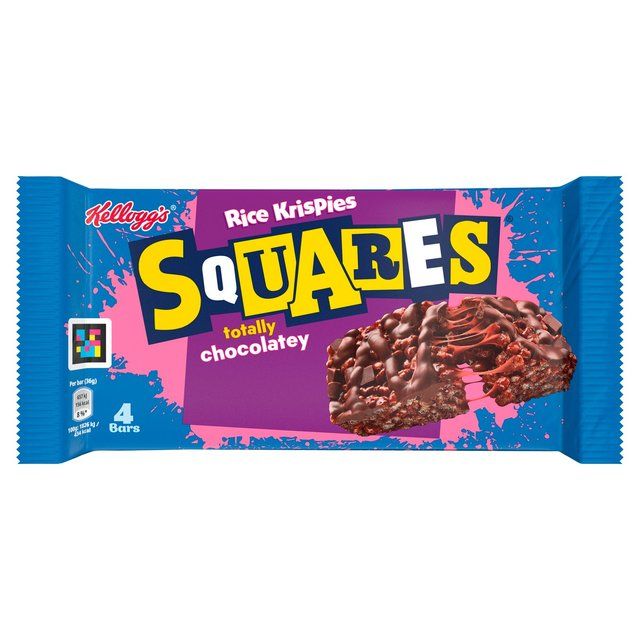 Kellogg's Rice Krispie Chocolate Squares   4 x 36g