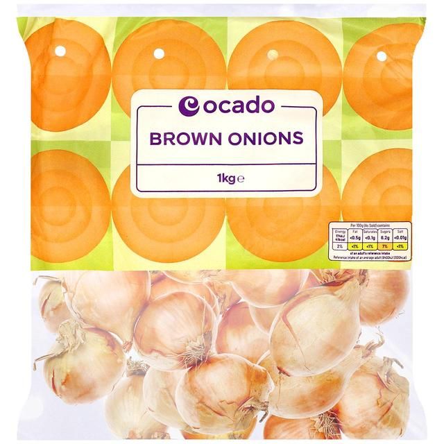 Ocado Brown Onions   1kg GOODS M&S   