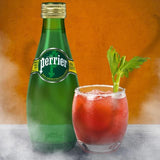 Perrier Sparkling Natural Mineral Water Glass   4 x 330ml GOODS M&S   