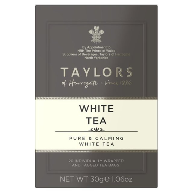 Taylors White Tea Teabags   20 per pack GOODS M&S   