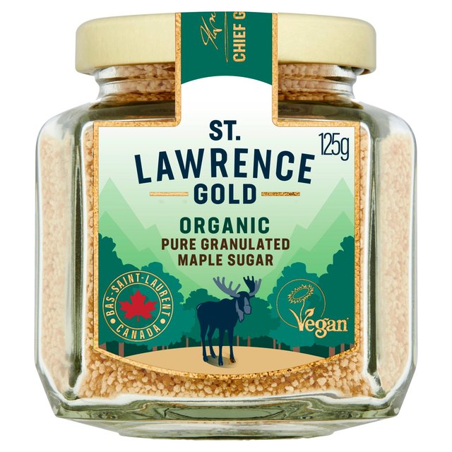 St Lawrence Gold Organic Pure Maple Sugar   125g