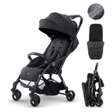 Miniuno Touchfold Stroller - Black Herringbone GOODS Boots   