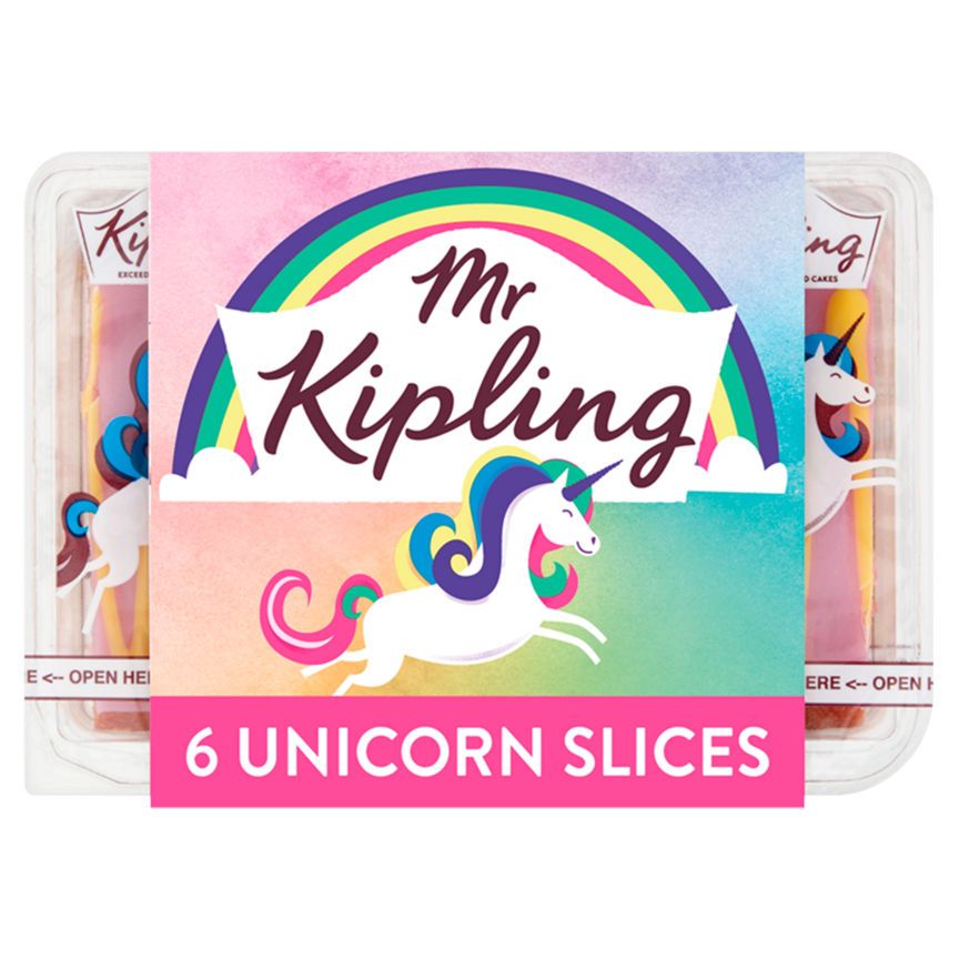 Mr Kipling Unicorn Cake Slices