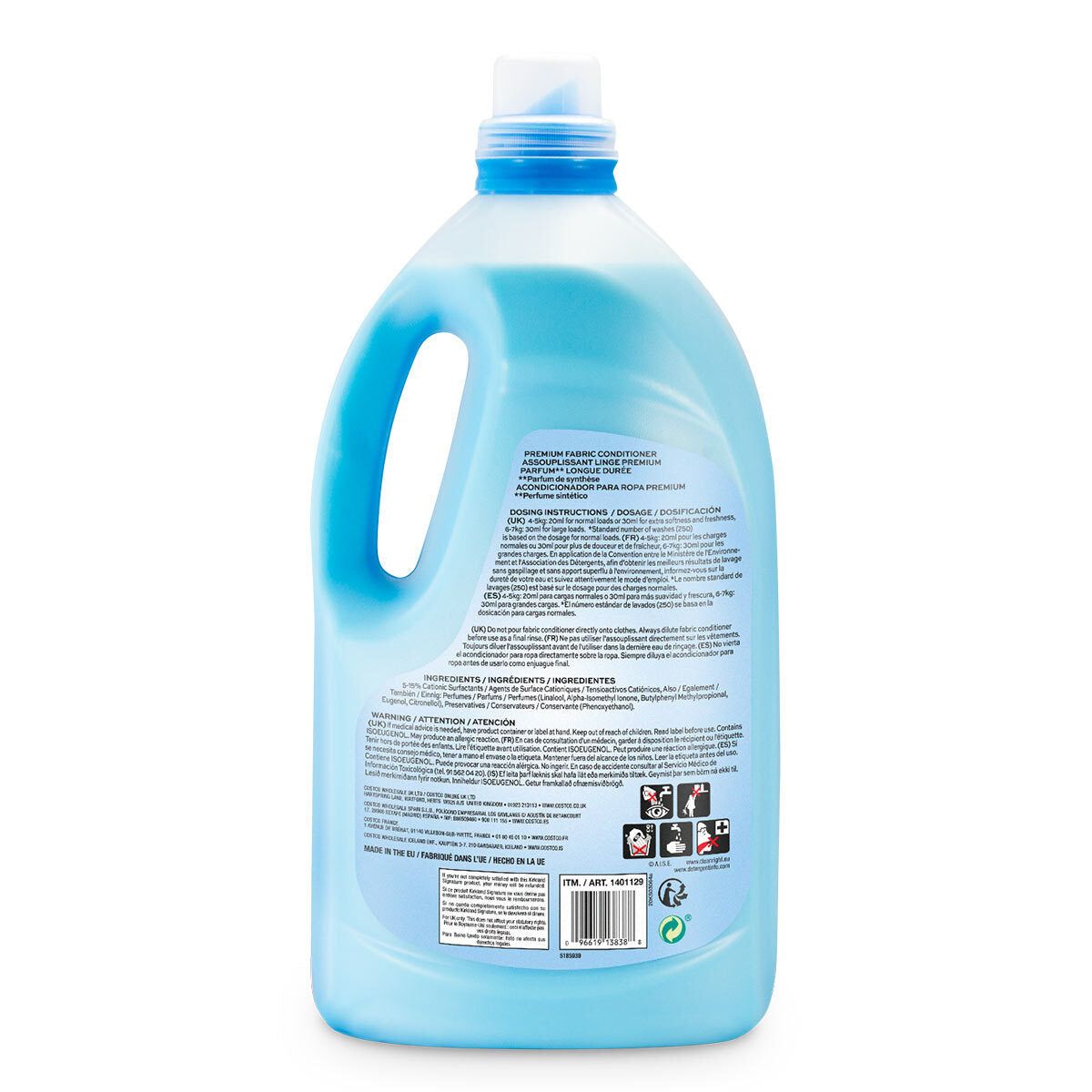 Kirkland Signature Ultra Soft Spring Breeze Fabric Conditioner, 5 Litres (250 Wash)