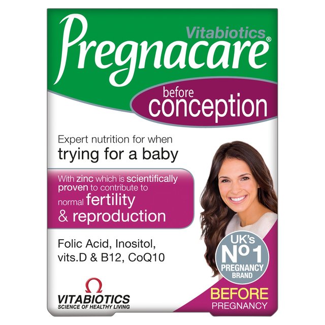 Vitabiotics Pregnacare Before Conception Fertility & Reproduction Tablets    30 per pack GOODS M&S   