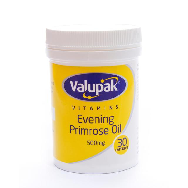 Valupak Vitamins Evening Primrose Oil Capsules 500mg   30 per pack