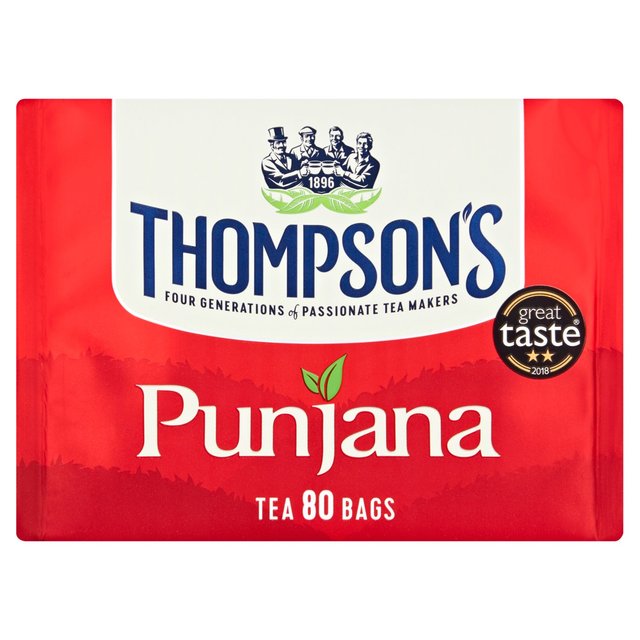 Thompsons Punjana Tea Bags   80 per pack