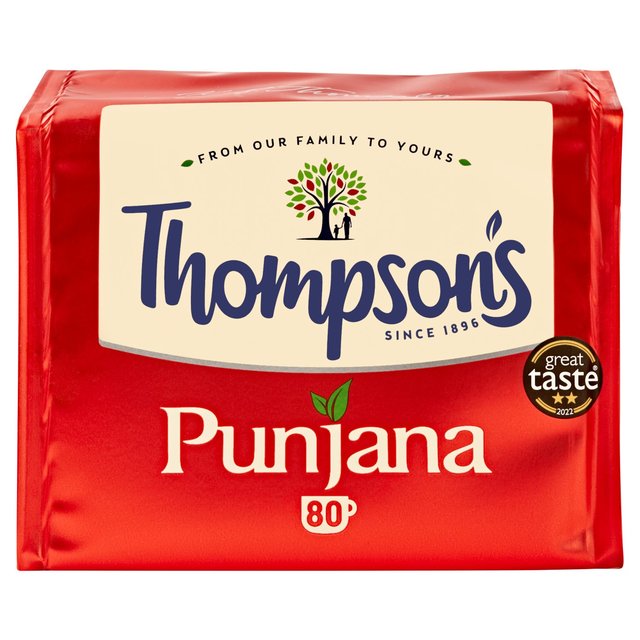 Thompsons Punjana Tea Bags   80 per pack