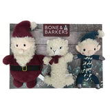 Bone  Barkers Seasonal Dog Toy in Llama Design Pack of 3