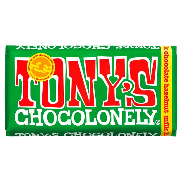 Tony's Chocolonely Milk Chocolate Hazelnut   180g GOODS M&S   