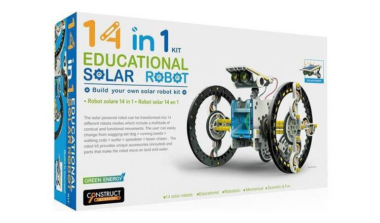 Menkind 14 In 1 Solar Robot Kit GOODS Argos