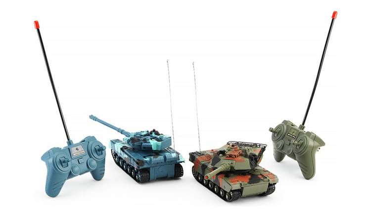 Menkind Twin Pack Radio Controlled Battle Tanks