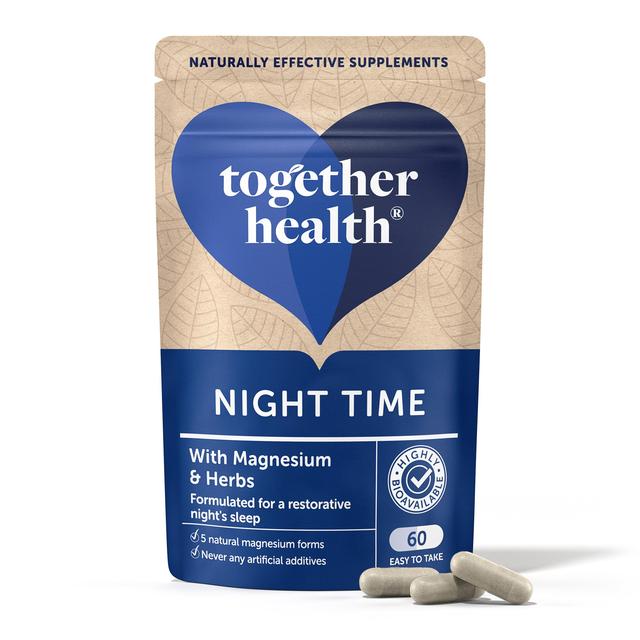 Together Night Time Marine Magnesium Complex Vegetable Capsules    60 per pack