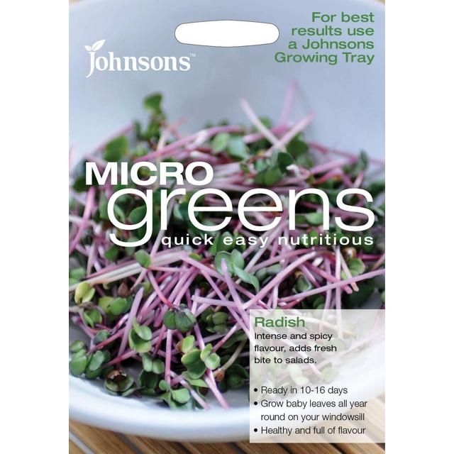 Johnsons Seeds - Microgreens Radish