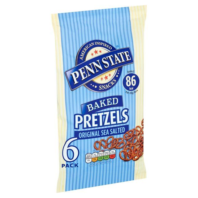 Penn State Sea Salted Multipack Pretzels   6 x 22g GOODS M&S   