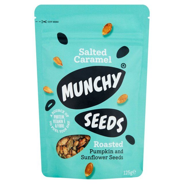 Munchy Seeds Salted Caramel Pouch   125g GOODS M&S   