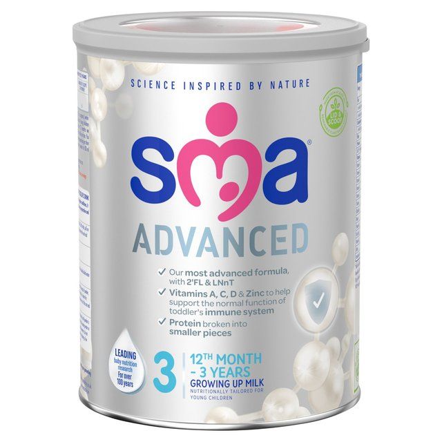 SMA Advanced 3 Growing Up Milk Powder 1-3 Yrs   800g