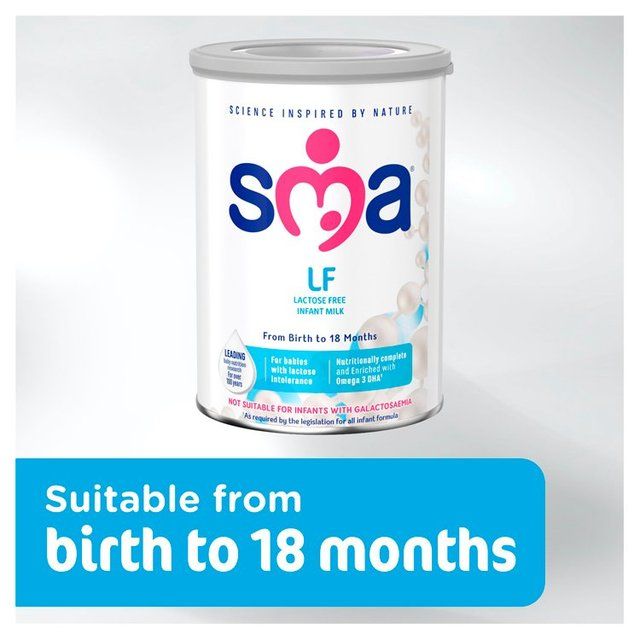 SMA Lactose Free Formula Powder From Birth   400g GOODS M&S   