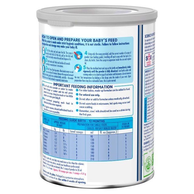 SMA Lactose Free Formula Powder From Birth   400g GOODS M&S   