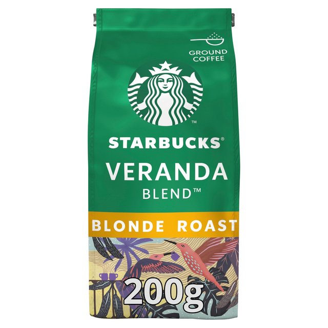 STARBUCKS Veranda Blend Blonde Roast Ground Coffee   200g GOODS M&S   